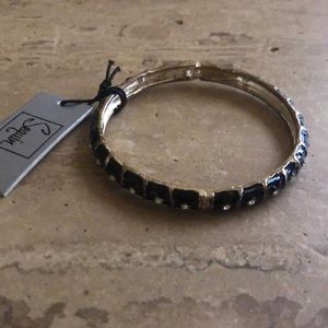 Black rhinestone bracelet